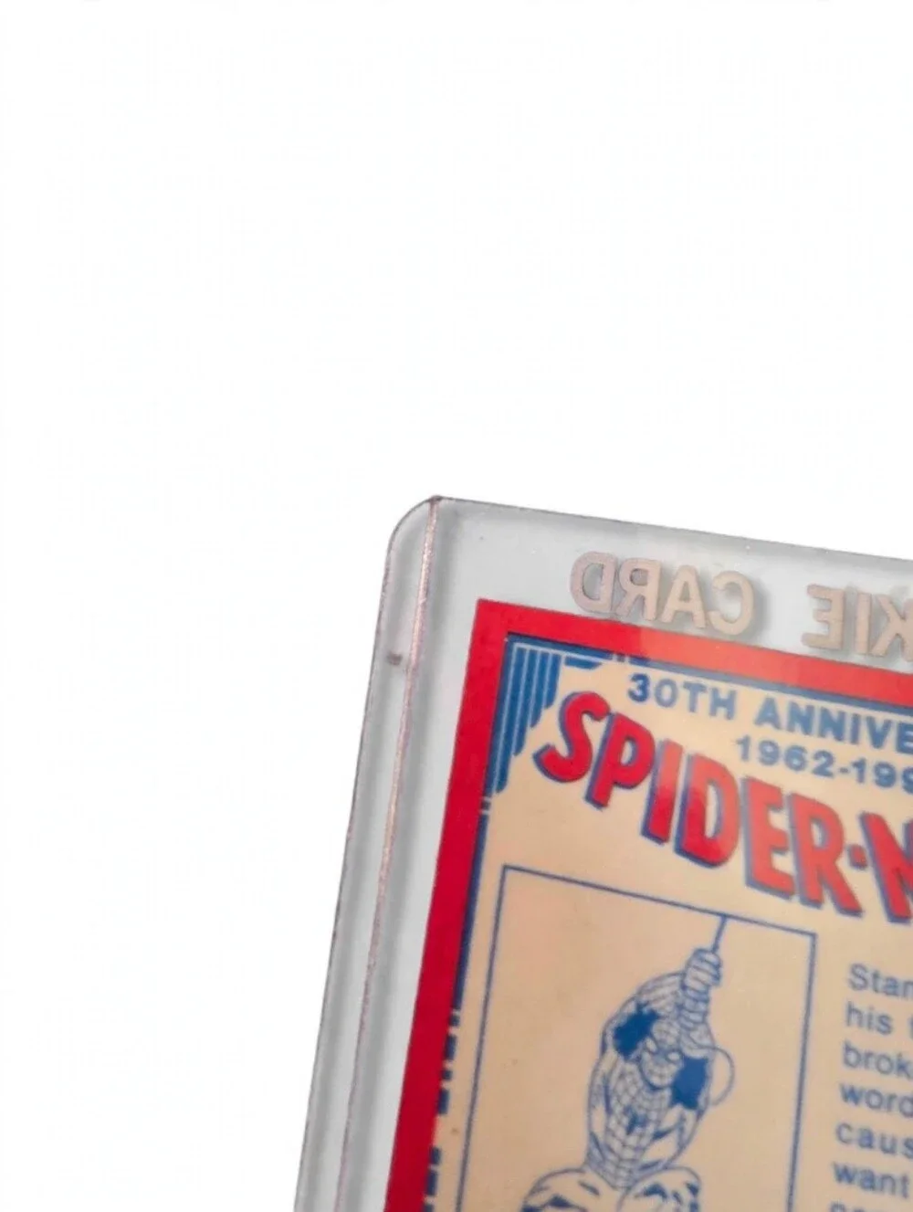 1992 Spider-Man 30th Anniversary Card Stan The Man Holographic Holo Comic
